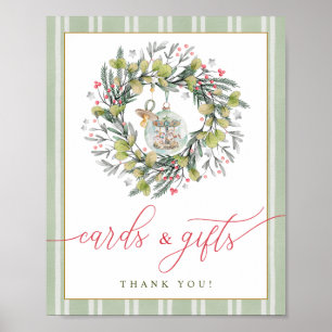 Poster Joyeux petit Baby shower Cartes & Cadeaux Signal