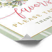 Poster Joyeux petit Baby shower - Symbole de table Favori (Coin)