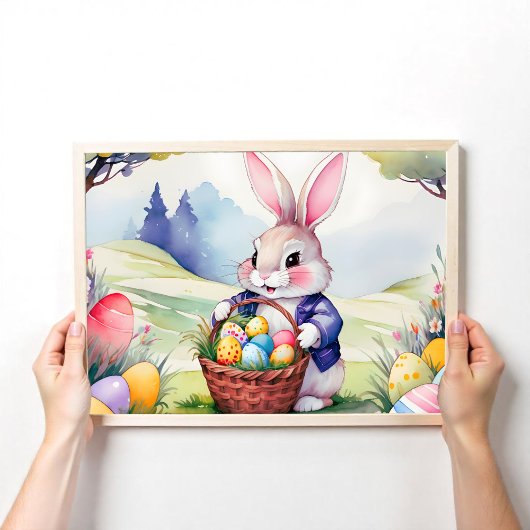 Poster Joyeux petit lapin 1, Pâques