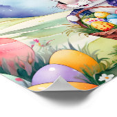 Poster Joyeux petit lapin 1, Pâques (Coin)