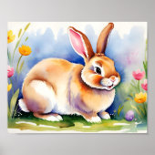 Poster Joyeux petit lapin 2, Pâques (Devant)