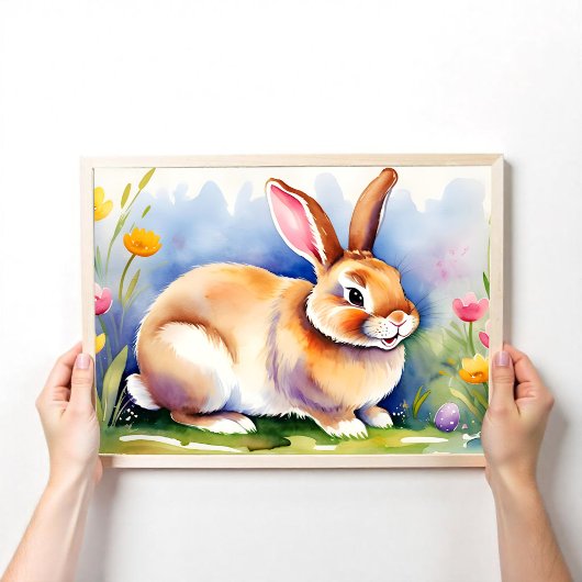 Poster Joyeux petit lapin 2, Pâques