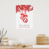 Poster Joyeux petit Noël aquarelle Splash (Cuisine)