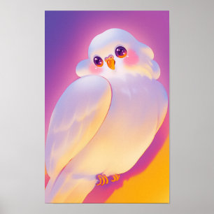 Poster Joyeux Petit Oiseau