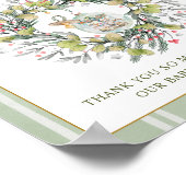 Poster Joyeux petits livres de Baby shower pour bébé sign (Coin)