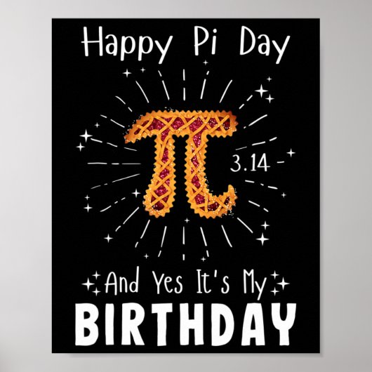 Poster Joyeux Pi Day Tee Math Geek Anniversaire Cool Math (Devant)