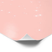 Poster Joyeux pilote de Pâques lapin rose (Coin)