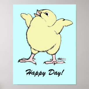 Poster Joyeux poussin