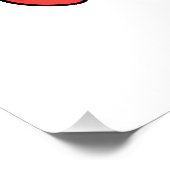 Poster Joyeux Premier Jour De L'École Enseignante Fille D (Coin)