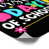 Poster Joyeux premier jour d'école crayon enseignant enfa (Coin)