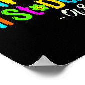 Poster Joyeux Premier Jour D'Enseignant À L'École S (Coin)