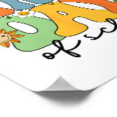 Poster Joyeux Premier Jour D'Enseignant Enfants Ck À L'Éc (Coin)