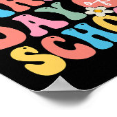 Poster Joyeux Premier Jour D'Enseignants À L'École Enfant (Coin)