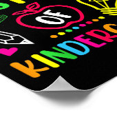 Poster Joyeux Premier Jour D'Enseignement À La Maternelle (Coin)