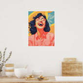 Poster Joyeux Regard : Faire place au bonheur (Cuisine)