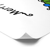 Poster Joyeux rennes de Noël (Coin)