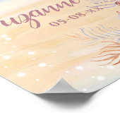 Poster Joyeux Retraite Beach Coastal Shell (Coin)