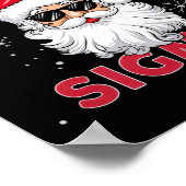 Poster Joyeux Rizz Mas Sigmas Père Noël Noël (Coin)