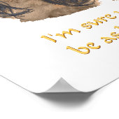 Poster Joyeux roi Pekingese (Coin)