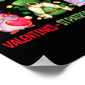 Poster Joyeux Saint-Valentin Saint-Patrick Pâques Gnome B (Coin)
