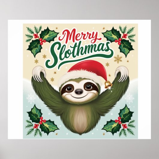 Poster Joyeux Sloath Noël  (Devant)