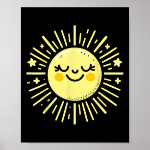 Poster Joyeux soleil de vacances été soleil