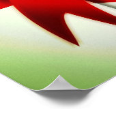 Poster Joyeux Sucre de canne des Fêtes (Coin)