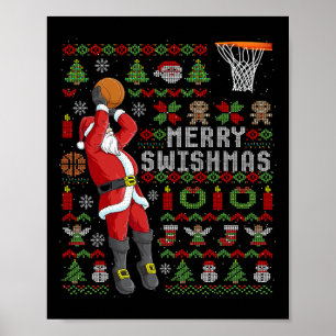 Poster Joyeux Swishmas Vilain Noël Sketnote Noël