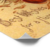 Poster Joyeux Thanksgiving ! (Coin)