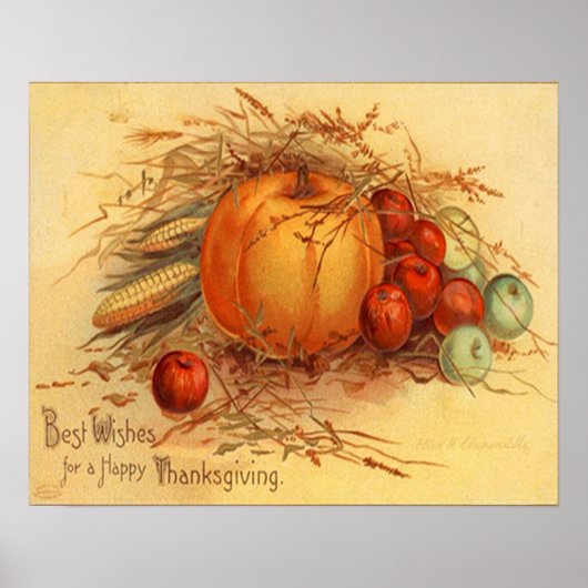 Poster Joyeux Thanksgiving ! (Devant)