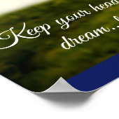 Poster Joyeux tournesol personnalisé (Coin)