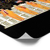 Poster Joyeux Trump Année Party 2025 Maison Blanche Nouve (Coin)