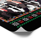 Poster Joyeux Trumpmas - Danse du Père Noël Donald Trump (Coin)