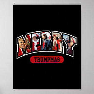 Poster Joyeux Trumpmas Noël Trump Pyjamas