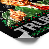 Poster Joyeux Trumpmas - Père Noël Donald Trump (Coin)