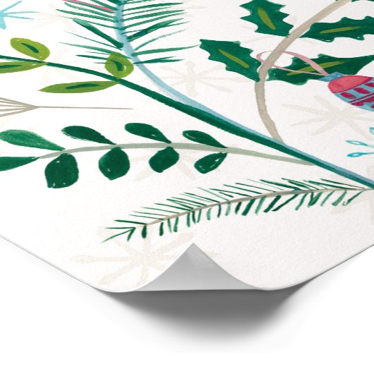 Poster Joyeux Vacances - Be Jolly (Coin)