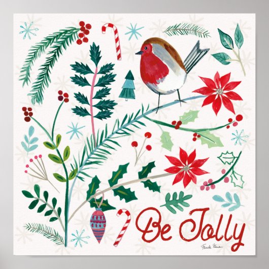 Poster Joyeux Vacances - Be Jolly (Devant)