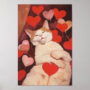 Poster Joyeux Valentines Chat