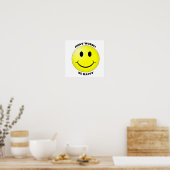 Poster Joyeux visage (Cuisine)