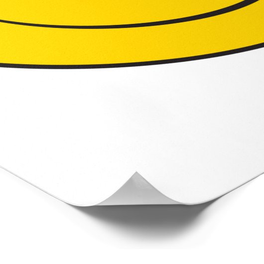 Poster Joyeux visage classique (Coin)