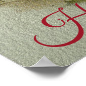 Poster Joyeux voeux d'anniversaire Français bulldog (Coin)