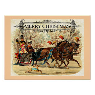 Poster Joyeux voeux Noël