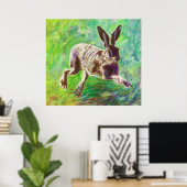 Poster Joyful hare 2011 (Bureau à domicile)