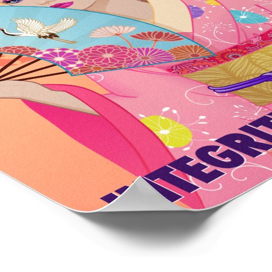 Poster Joyful in Japan Art Print (Coin)