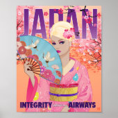Poster Joyful in Japan Art Print (Devant)