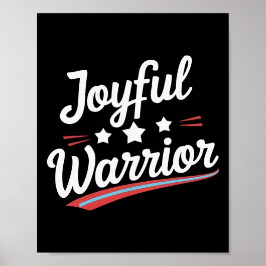 Poster Joyful Warrior Kamala 2024 Joyful Warrior (Devant)