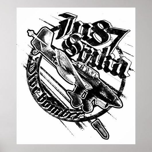 Poster Ju 87 Stuka (Devant)