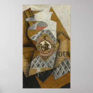 Poster Juan Gris Bottle of Anís del Mono
