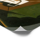 Poster Juan Gris - Echecboard, Verre et Plat (Coin)