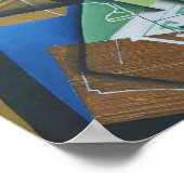 Poster Juan Gris - La bouteille de Bordeaux (Coin)